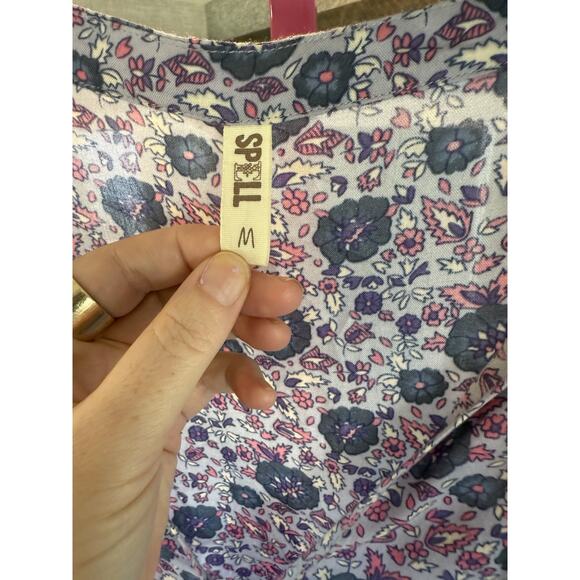 Spell And The Gypsy M Kombi Boho Blouse Lavender EXC - Picture 2 of 11